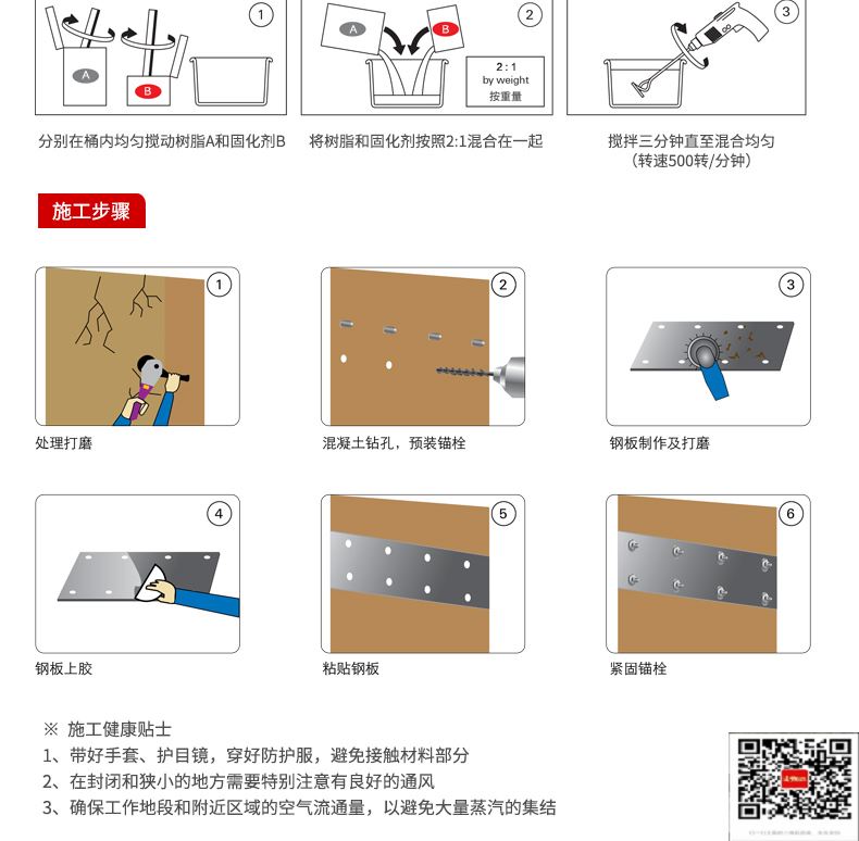 包钢吕梁粘钢加固施工过程